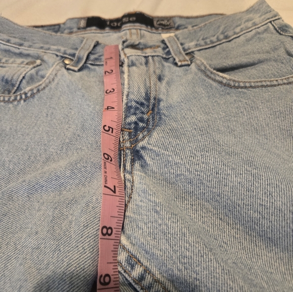 Vintage 90s Levi's Silvertab Loose Fit Denim Blue Jean Size Womens 3L Light Wash - Picture 6 of 9